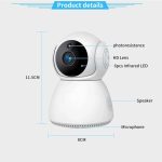 CCTV Camera V380 Pro HD 1080P WiFi 360° Viewing Area Security Camera - Image 2