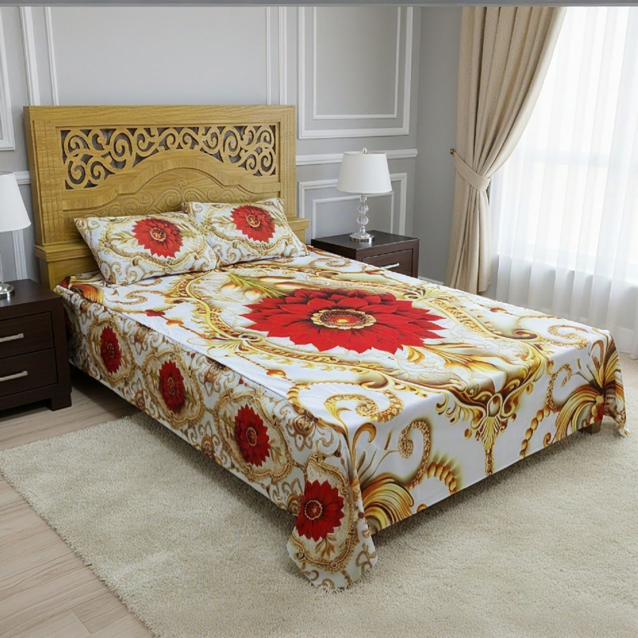 2026/04/1000183148.jpg China Premium 3D Design Bed Sheet - Image 1