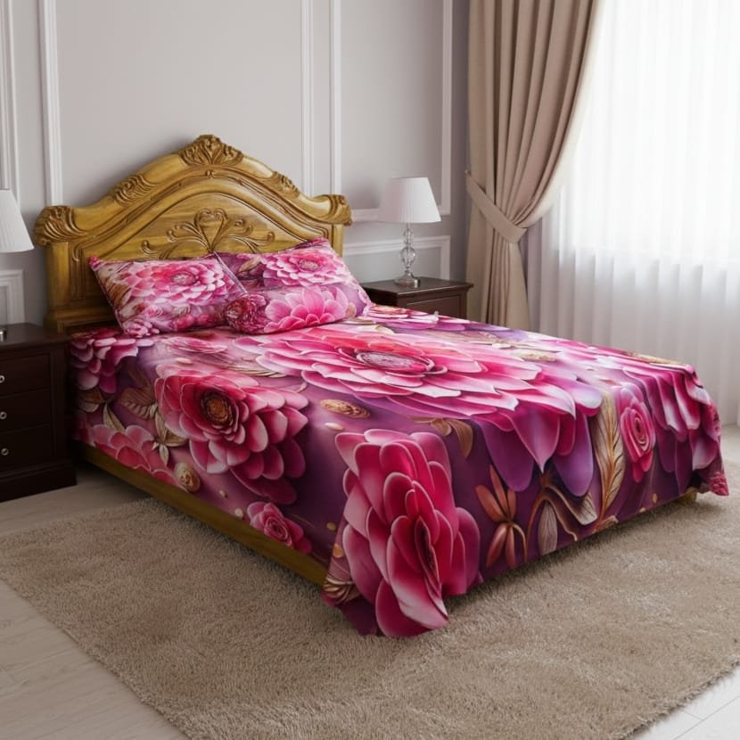 2026/04/1000183149.jpg China Premium 3D Design Bed Sheet - Image 1