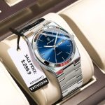 POEDAGAR 930 Men's New Luxury Luminous Date Week Stainless Steel Quartz Watch For Men - Image 2