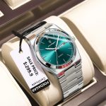 POEDAGAR 930 Men's New Luxury Luminous Date Week Stainless Steel Quartz Watch For Men - Image 2