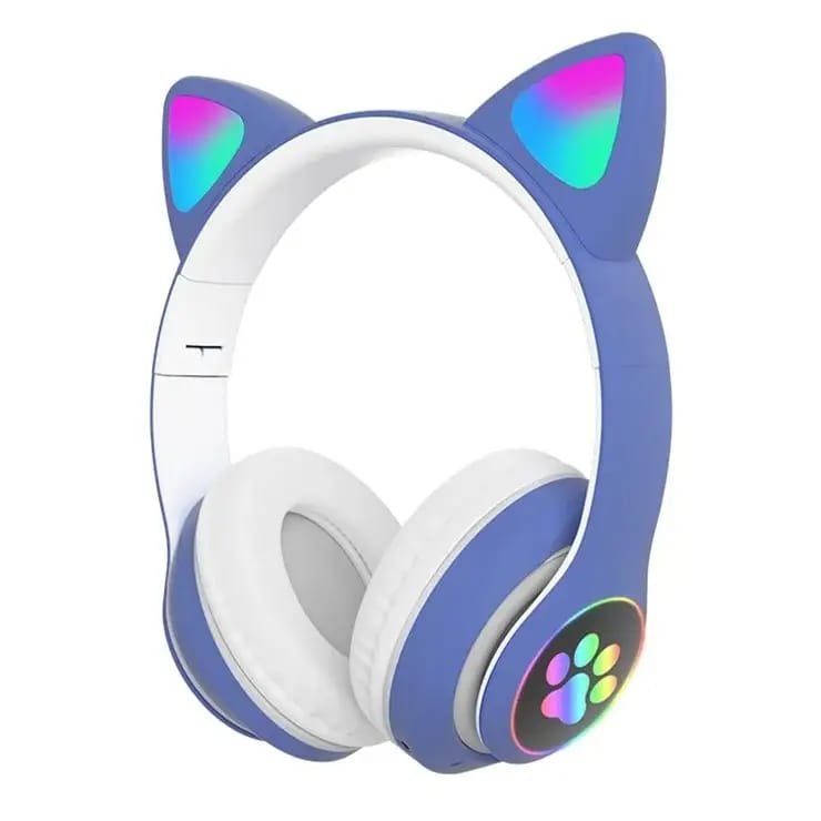 2026/05/1000006092-3.jpg LED Flash Cute Cat Ears Wireless Headphone With Microphone - Image 1