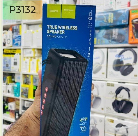 2026/06/1000009997.jpg Hoco HC3 Bluetooth, TF Card, USB, AUX & FM Radio Supported True Wireless LED Flashing IPX4 Waterproof Speaker - Image 1
