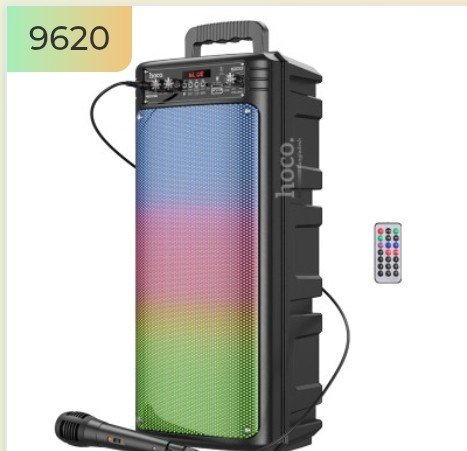 2026/06/257e54f3-5fd7-458a-bac7-2e2fb10fe51b-1_all_2228.jpg Hoco BS52 20W Colorful Karaoke Bluetooth Speaker - Image 1
