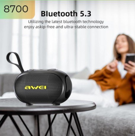 2026/06/257e54f3-5fd7-458a-bac7-2e2fb10fe51b-1_all_2230.jpg Awei KA1 TWS Bluetooth Speaker IPX5 360° Full Surround Sound Enhanced Bass Portable Speaker With RGB Colorful Lighting - Image 1